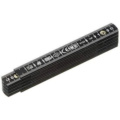 Abbildung von Metrica 19060 Glasfaser Massstab 1 m, schwarz