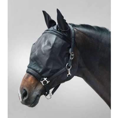 Abbildung von Waldhausen Fliegenmaske Halfter Premium mit Ohren Schwarz