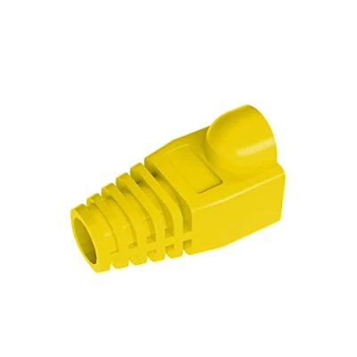Abbildung von 50 Pcs Cat5 Cat5E Cat6 Strain Relief Boot, RJ45 Plug Connector Cover Modular Network Cap Cable Boots, Yellow