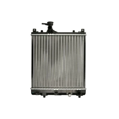 Abbildung von NRF 58353 Kühler, Motorkühlung Aluminium 366 355 18 mit Anbauteilen Kühlrippen gelötet