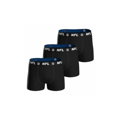 Abbildung von NFL Herren Shield 3pk Boxers, Schwarz, M EU