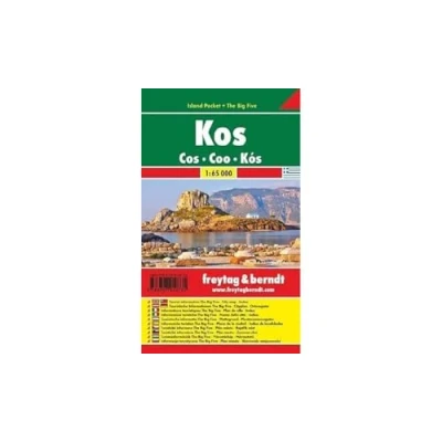 Abbildung von Kos, Autokarte 1:65.000, Island Pocket + The Big Five: Toeristische wegenkaart 1:65 000 (freytag &amp; berndt Auto Freizeitkarten)