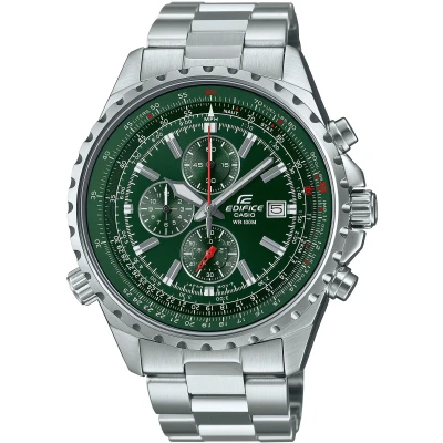 Abbildung von Edifice Classic Herren Uhr Silber EF 527D 3AVUEF