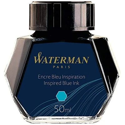 Abbildung von Waterman Füllertinte im Tintenfass Inspired Blue Tintenflacon mit 50 ml