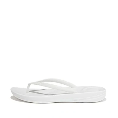 Abbildung von Fitflop Damen IQUSHION FLIP Flop SOLID Zehentrenner, Urban White, 42 EU