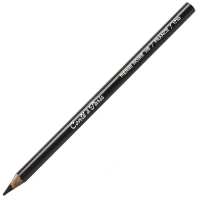 Abbildung von Conté à Paris Pierre Noire Schwarzsteinstift, Skizzenstift, schwarz, 8.5 millimeters mm