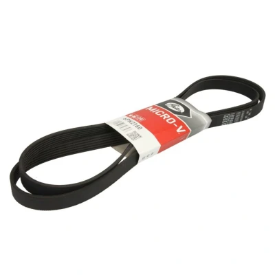 Abbildung von GATES Micro V 6PK2160 Keilrippenriemen 2160 6 Polyester, EPDM (Ethylen Propylen Dien Kautschuk) BMW: 5 Touring, Saloon, 7, HYUNDAI: ix35, Tucson