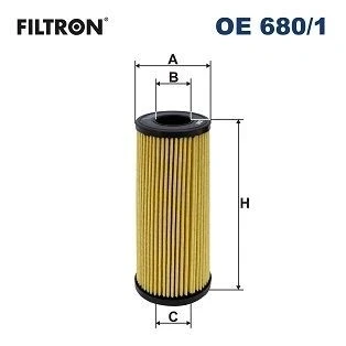 Abbildung von FILTRON OE 680/1 Ölfilter Filtereinsatz KIA: Carnival IV, HYUNDAI: Santa Fé IV