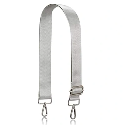 Abbildung von Allzedream Taschengurt Crossbody Bag Damen Breiter Gurt Zum Wechseln Einstellbar Umhängetasche (Silber)