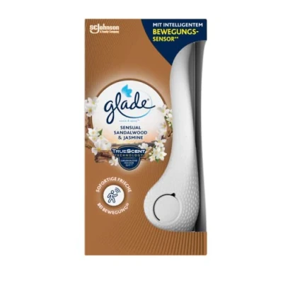 Abbildung von Glade (Brise) Sense &amp; Spray, Raumduft mit Bewegungssensor, Halter 1 Nachfüller, Sensual Sandalwood Jasmine, 18 ml
