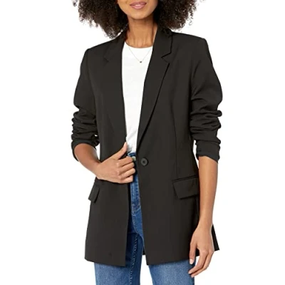 Abbildung von The Drop Blazer für Damen, Blake Lang, Schwarz, 5XL Große Größen