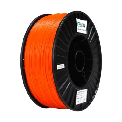 Abbildung von eSUN PLA+ Filament 1.75mm, 3D Drucker PLA Plus, Maßgenauigkeit +/ 0.03mm, 3KG pro Spule Druck für Drucker, Orange
