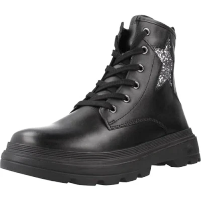 Abbildung von Geox Schnürboots »J KIDDARTAH GIRL A«, Plateaustiefel, Winterstiefel, Chunky Boots mit Glitzer