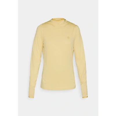 Abbildung von Fjällräven Abisko SUN Hoodie Langarmshirt, Damen, Größe: Medium, Mais yellow