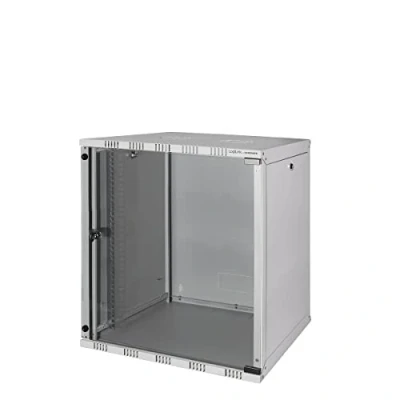 Abbildung von LogiLink W12A40G ECO Wandschrank 12HE (400mm Tiefe), Flat Pack (unmontiert), 48,26 cm (19 Zoll) lichtgrau