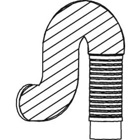 Abbildung von Abgasrohr DINEX 54219