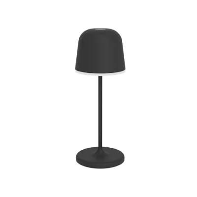 Abbildung von EGLO LED Akku Tischleuchte außen Mannera S, kabellose Outdoor Tischlampe touch dimmbar, Außenleuchte mit Erdspieß, Alu, Stahl in schwarz, IP54