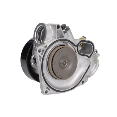Abbildung von HEPU P443 Wasserpumpe mit Dichtung schaltbare Wasserpumpe, Kühlmitteltemperatur Sensor im Wasserpumpengehäuse verbaut mechanisch BMW: 5 Touring