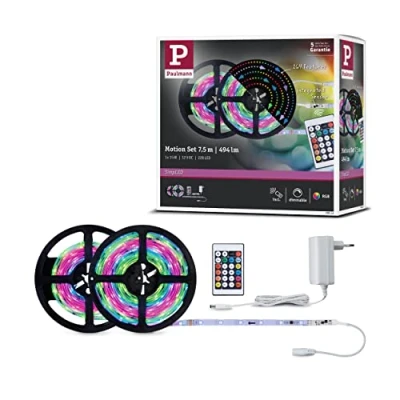Abbildung von Paulmann 70514 LED Stripe SimpLED Motion Set incl. 1x15 Watt dimmbar Lichtband Weiß Lichtstreifen Kunststoff Band