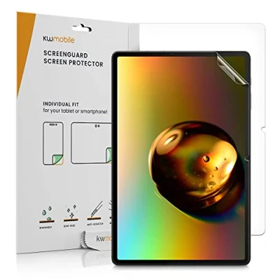 Abbildung von kwmobile 2X Schutzfolie kompatibel mit Samsung Galaxy Tab S8 Folie klar Full Screen Tablet