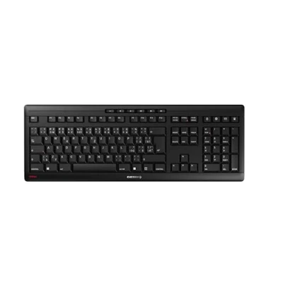 Abbildung von CHERRY STREAM KEYBOARD WIRELESS, Kabellose Tastatur, Tschechisches/Slowakisches Layout (QWERTZ/QWERTY), 2,4 GHz Funk, Leise Tasten, Batteriebetrieben, Schwarz