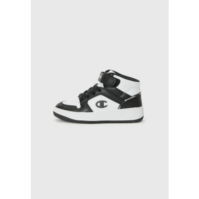Abbildung von Champion Rebound 2.0 MID Unisex Basketballschuh für Kinder, Größe: 28, White/new black Pu