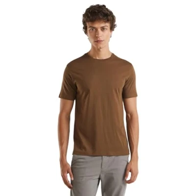 Abbildung von United Colors of Benetton Herren 3u53j1f15 T Shirt, braun, Large