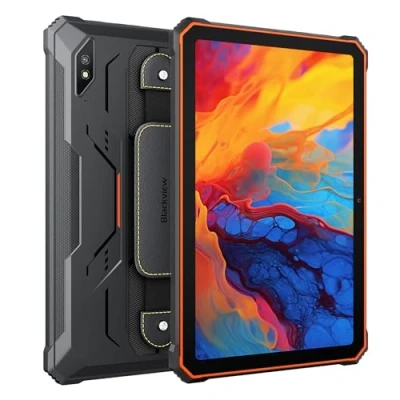 Abbildung von Blackview Active 8 Pro Wasserdichtes, stoßfestes Tablet Android 13 256 GB ROM / RAM 22.000 mAh Akku mit Langer Laufzeit Orange