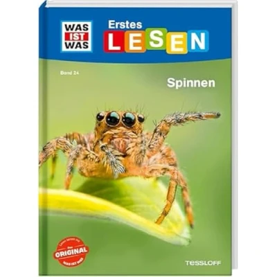 Abbildung von WAS IST Erstes Lesen Band 24. Spinnen / Sachbuch für Erstleser und Leseanfänger Mit großer Schrift einfachem Satzbau