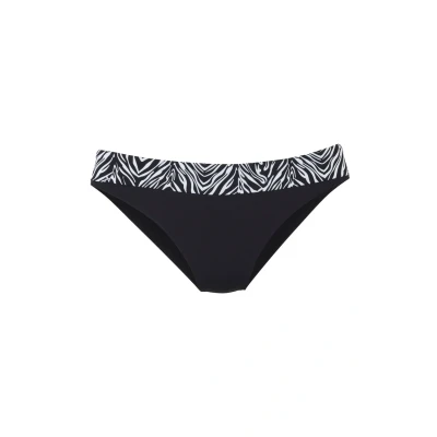 Abbildung von s.Oliver Bikinihose, Damen, Größe: 34, Schwarz weiß