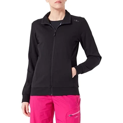 Abbildung von CMP Damen Sweatshirt aus Stretch Fleece, Schwarz, D44