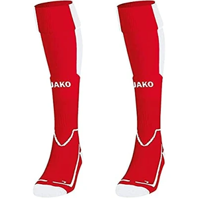 Abbildung von JAKO Unisex Lazio Stutzenstrümpfe, Mehrfarbig(Rot/Weiß), 39 42 EU
