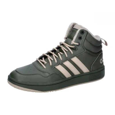 Abbildung von adidas Herren Hoops 3.0 Mid Lifestyle Basketball Classic Fur Lining Winterized Shoes, Night Cargo/Clay Brown/Core Black, 43 1/3 EU