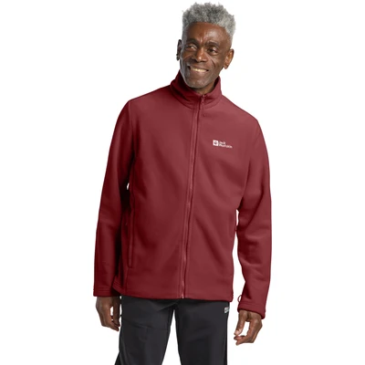 Abbildung von Jack Wolfskin Winterstein Fleecejacke, Herren, Größe: Medium, Deep ruby