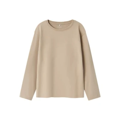 Abbildung von NAME IT Jungen Nkmvobbo Top Noos Langarmshirt, Pure Cashmere, 158 164 EU