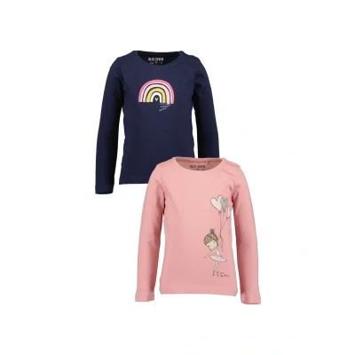Abbildung von Blue Seven 2 PACK Langarmshirt M multipack für Kinder, Größe: 122,
