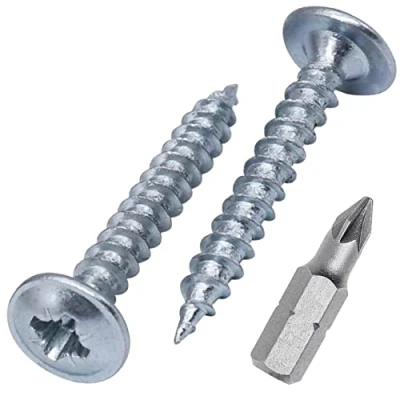 Abbildung von (250 Stück) verzinkter Stahl 3,5 x 25 mm Holzschrauben Metallschrauben modifizierter Halsspannkopf selbstschneidend (250, mm)