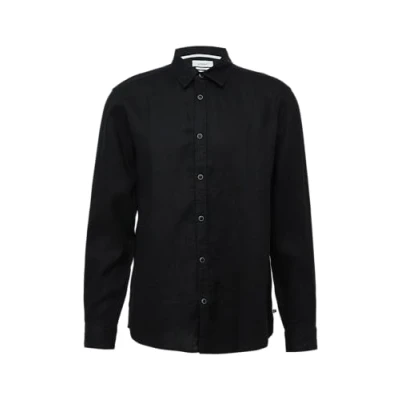 Abbildung von s.Oliver Regular FIT Langarm Hemd, Herren, Größe: XL, Schwarz