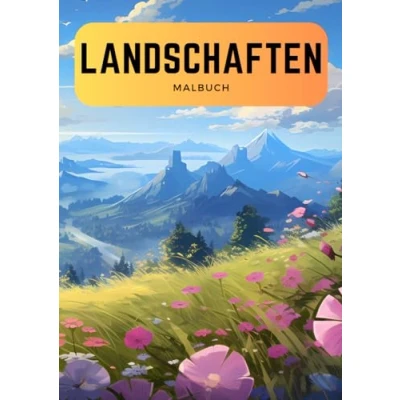 Abbildung von Malbuch Landschaften für Erwachsene: Erwachsene mit Wunderschönen