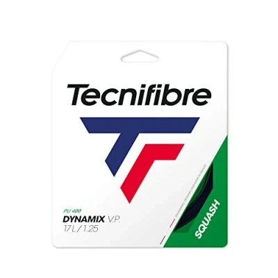 Abbildung von Tecnifibre Squash Seil Uni Füllung 12 m Dynamix VP Black 1,25