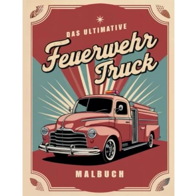 Abbildung von Das Ultimative Feuerwehr Truck Malbuch: Ausmalbuch und Aktivitätsbuch für Jungen von 6 10 Mit 60 einzigartigen Feuerwehrauto Ausmalbildern Kinder