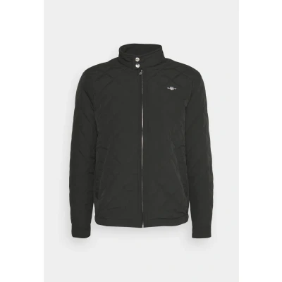 Abbildung von GANT Quilted Windcheater Übergangsjacke, Herren, Größe: Medium, Black