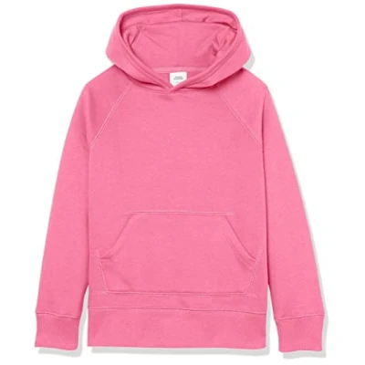Abbildung von Amazon Essentials Mädchen Sweatshirtpullover mit Kapuze, Kräftiges Rosa, 10 Jahre