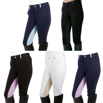 Abbildung von PFIFF 101249 Reithose Elisa, Vollbesatz, Kinder, Mädchen Blau/Lila 116