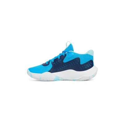 Abbildung von Under Armour JET Basketballschuh, Herren, Größe: 44.5, Electric blue Leder und textil