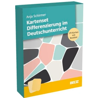 Abbildung von Kartenset Differenzierung im Deutschunterricht: 29 Karten und 8 seitiges Booklet