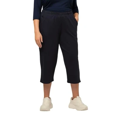 Abbildung von Ulla Popken Jogginghose, Damen, Größe: 58/60, Dunkelblau