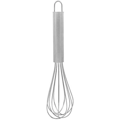 Abbildung von Fackelmann Schneebesen 20 cm, Ballonschneebesen aus Edelstahl, robuster Rührbesen mit stabilen Drähten (Farbe: Silber), Menge: 1 Stück