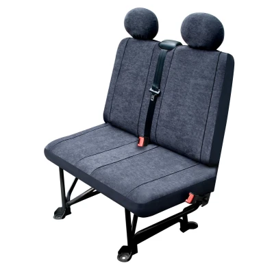 Abbildung von CARPASSION BUS II Elegance 30212 Sitzschonbezug grau, Graphit Polyester vorne VOLKSWAGEN: Transporter 5 Bus, 4