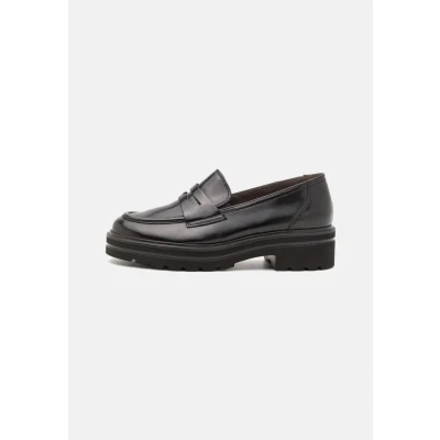 Abbildung von Paul Green Damen Loafer, Frauen Slipper,Schlupfschuhe,schluepfschuhe,College Schuhe,Businessschuhe,Slip ons,Mokassins,Schwarz (SCHWARZ),41 EU / 7.5 UK